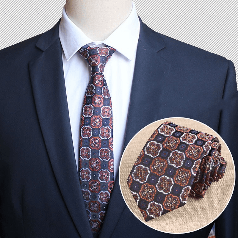 men's retro striped tie, view 3 - MRSLM