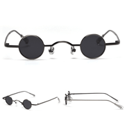 retro super small round metal sunglasses - MRSLM