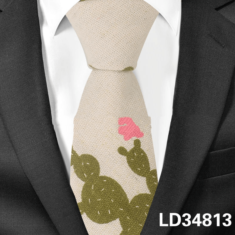 cartoon animal print tie, view 14 - MRSLM