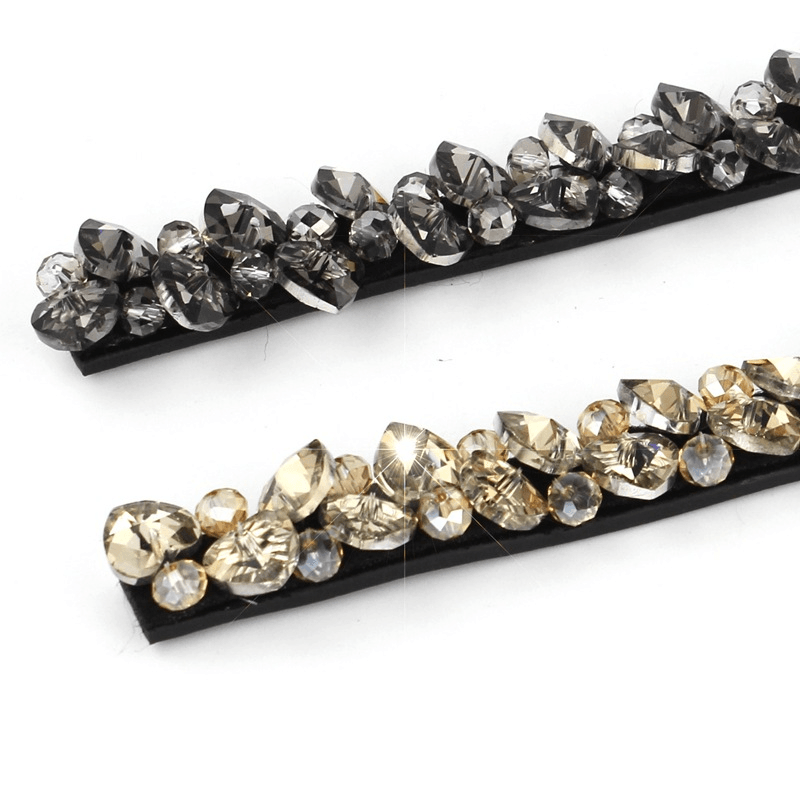 women's rhinestone elastic waistband, view 5 - MRSLM