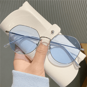 women's polygon gradient sunglasses, view 7 - MRSLM