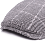 Men's cotton plaid cap, view 11 - MRSLM