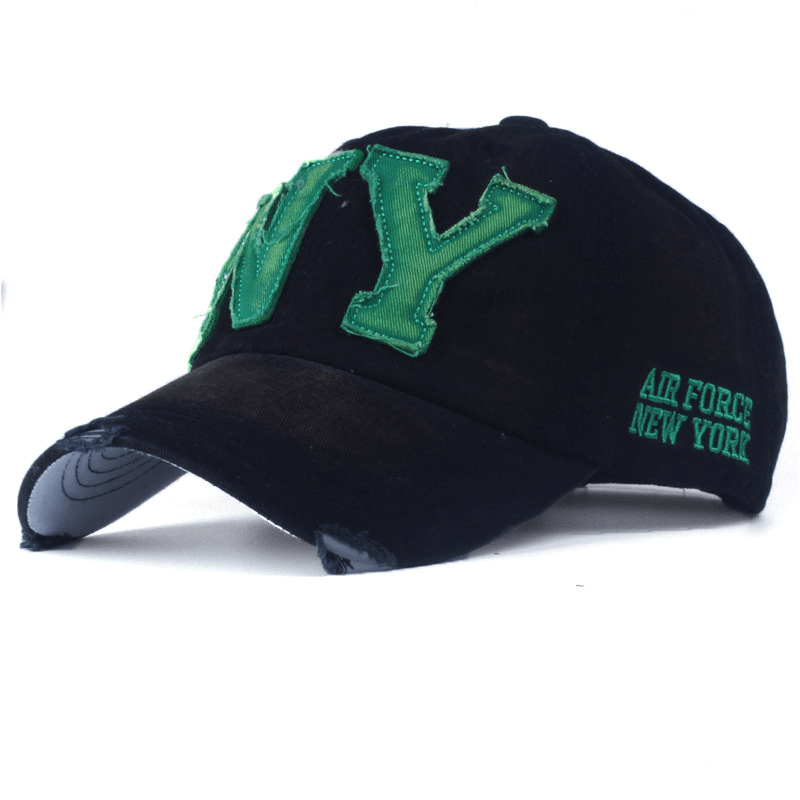 washed cotton baseball cap, view 2 - MRSLM
