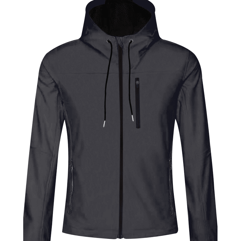 men's zip hooded jacket, view 4 - MRSLM