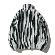men's tie-dye lamb plush jacket, view 4 - MRSLM