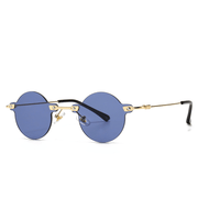 retro square narrow street fashion sunglasses, view 4 - MRSLM