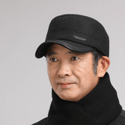 Men's winter flat cap, view 5 - MRSLM