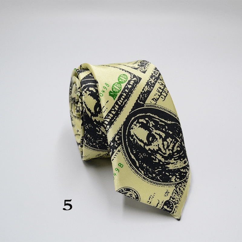 casual narrow necktie, view 5 - MRSLM