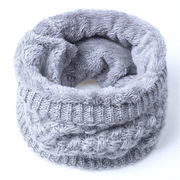 cotton warm neck collar scarf, view 3 - MRSLM