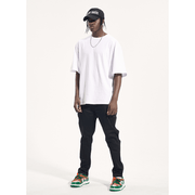 mens slim-fit casual trousers, view 2 - MRSLM
