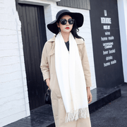 women's thick tassel shawl scarf, view 6 - MRSLM