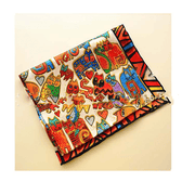 women's rainbow cat silk scarf, view 6 - MRSLM