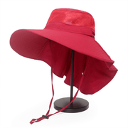 men's cotton wide brim fisherman hat, view 2 - MRSLM
