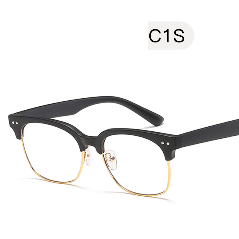 vintage full-frame flat glasses, view 2 - MRSLM