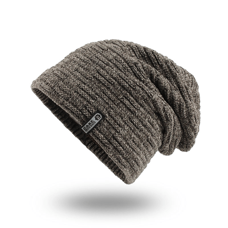Men's Korean style knitted wool hat, view 5 - MRSLM