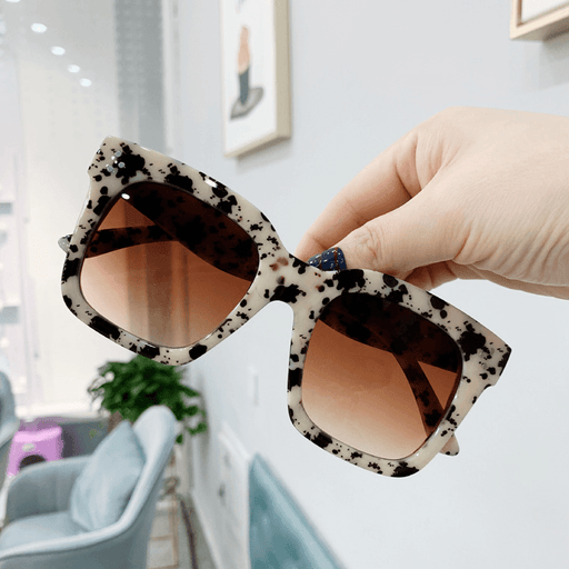 retro rivet big frame sunglasses - MRSLM