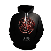 Spring and Autumn Fashion Casual Hooded Sweater 3D Digital Printing Trend Top Baseball Uniform - MRSLM