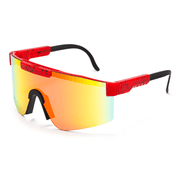 Colorful mirror film sports sunglasses, view 2 - MRSLM