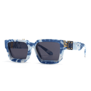 retro cloud print sunglasses, view 8 - MRSLM