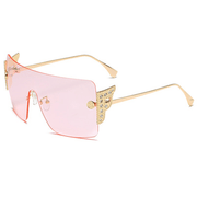 Big square one-piece sunglasses, view 4 - MRSLM