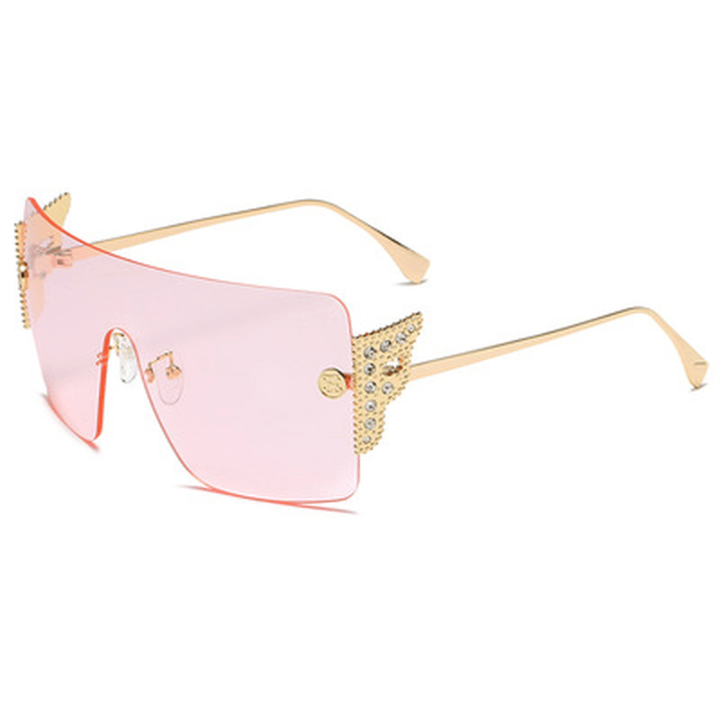 Big square one-piece sunglasses, view 4 - MRSLM