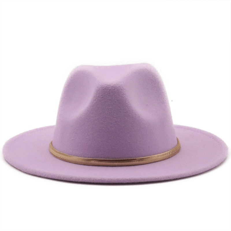 wool cotton fedora jazz hat, view 21 - MRSLM