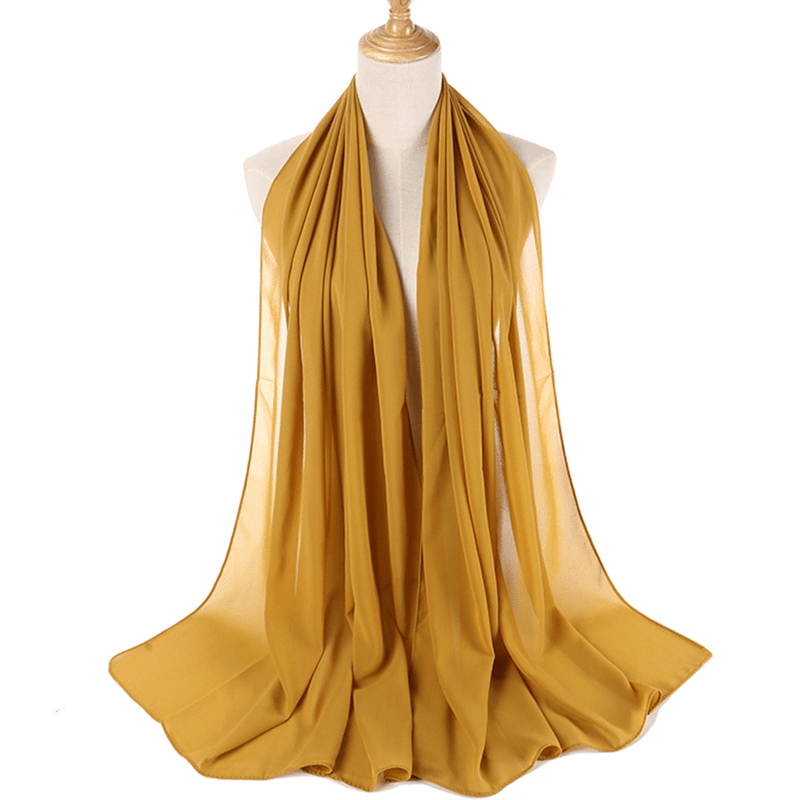 women's chiffon hijab headscarf, view 4 - MRSLM