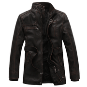 Men's thickened velvet slim-fit jacket, view 3 - MRSLM