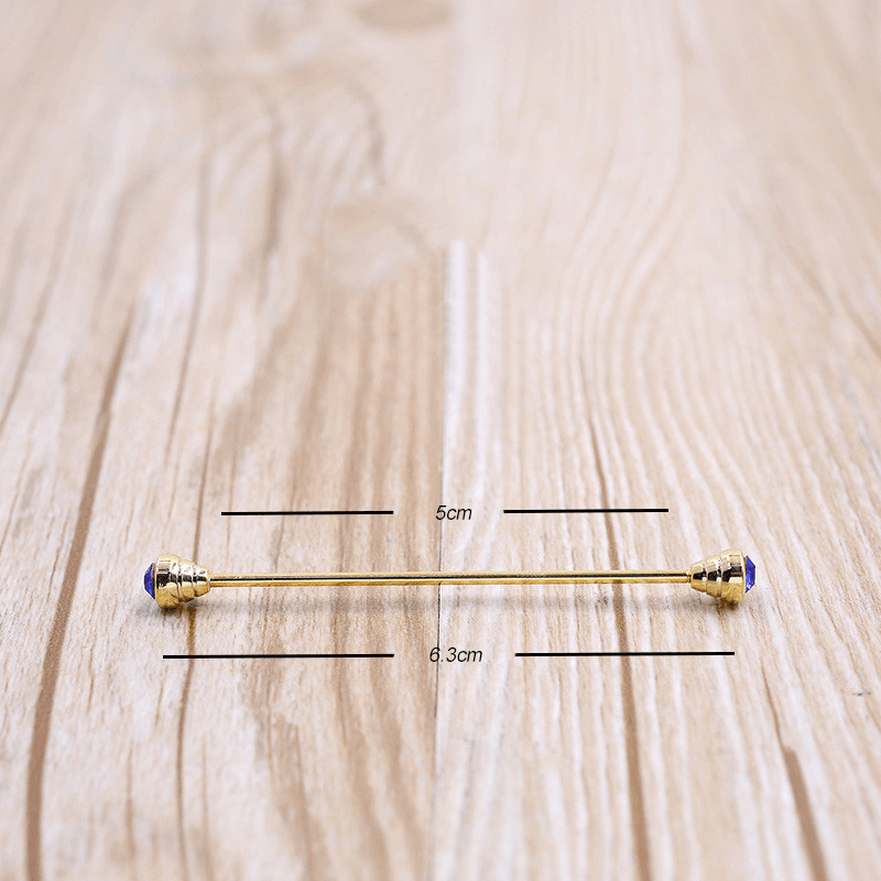 men's tie pin, view 18 - MRSLM