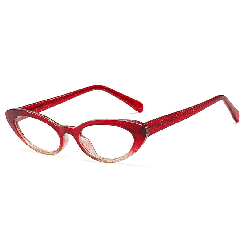 oval flat lens computer glasses, view 5 - MRSLM