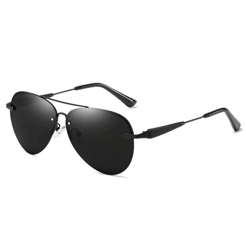 classic rimless sunglasses, view 2 - MRSLM