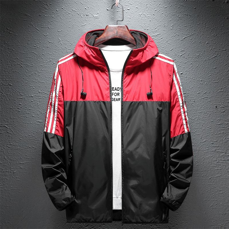 sports hooded windbreaker jacket - MRSLM