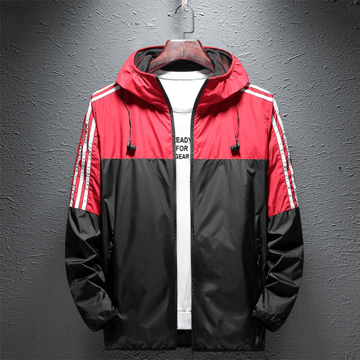 sports hooded windbreaker jacket - MRSLM