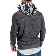 christmas fawn hooded slim sweatshirt, view 3 - MRSLM