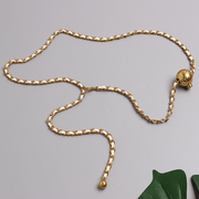 adjustable waist chain belt, view 3 - MRSLM