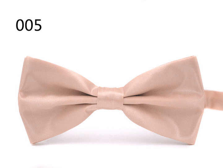 Bright Casual Men'S Solid Color Bow Tie - MRSLM