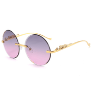 round metal frame sunglasses - MRSLM