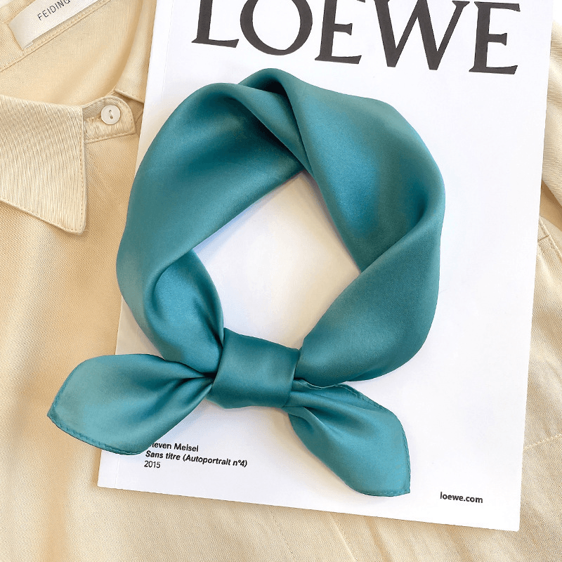 small square mulberry silk scarf, view 9 - MRSLM