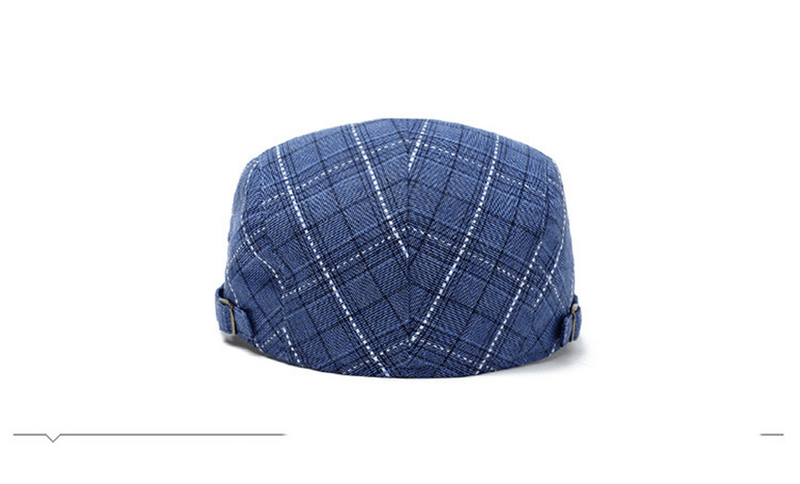 plaid peaked cap, view 13 - MRSLM