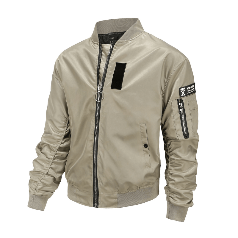men's MA1 pilot baseball jacket, view 6 - MRSLM