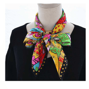 women's rainbow cat silk scarf - MRSLM