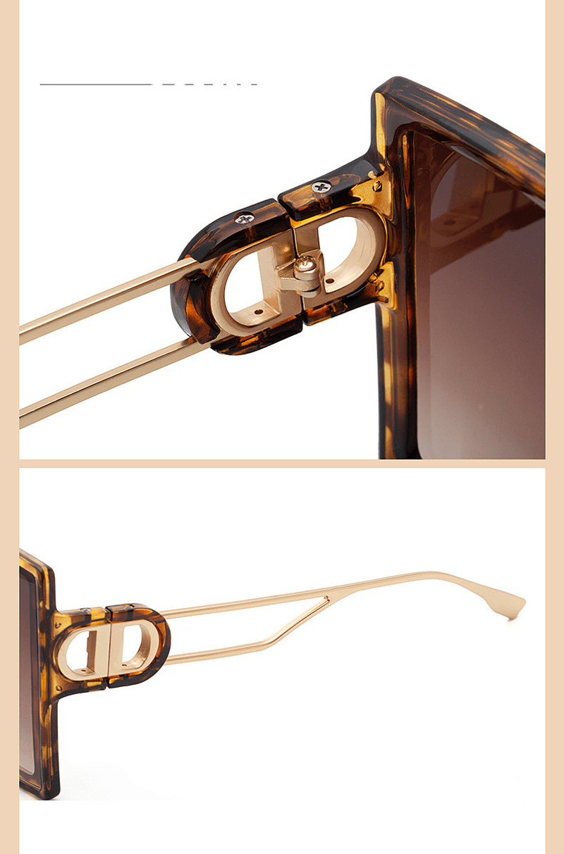 Square big-frame sunglasses, view 13 - MRSLM
