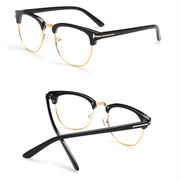 men's half-rim UV400 sunglasses, view 2 - MRSLM