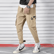 men's loose multi-pocket overalls - MRSLM