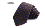men's striped jacquard necktie, view 15 - MRSLM