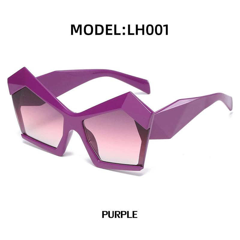 women's polygon fashion sunglasses, view 8 - MRSLM