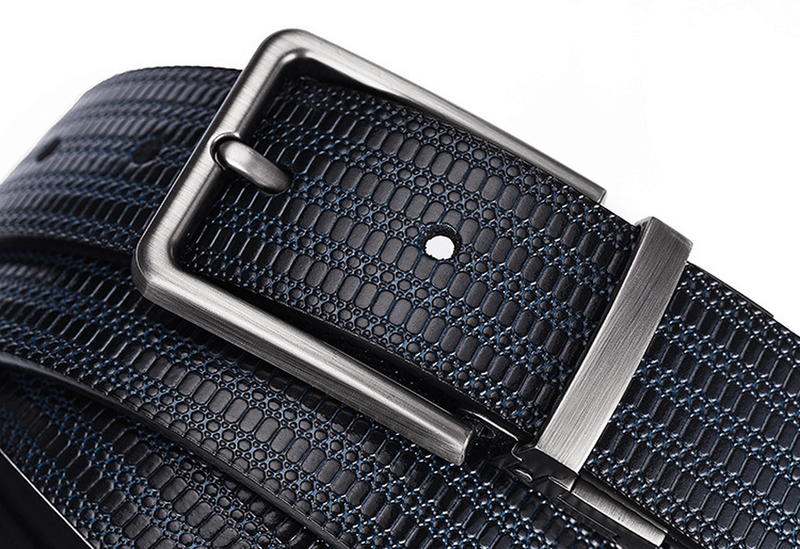 Men's embossed cowhide leather belt - MRSLM