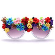 Large frame fashion sunglasses, view 3 - MRSLM