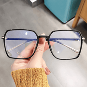 unisex TR90 square anti-blue light glasses, view 2 - MRSLM