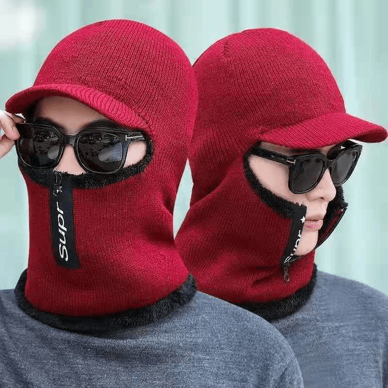 men's warm hat with thick fur - MRSLM